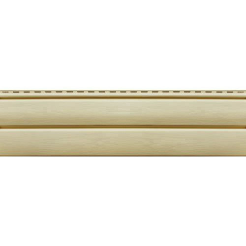 Виниловый сайдинг ю-пласт - серия "блок-хаус" (под бревно), кремовый купить в Александрове