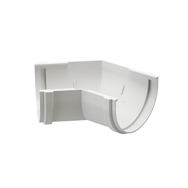 Угол желоба универсал 135˚ Docke Premium ПВХ - Пломбир купить в Александрове