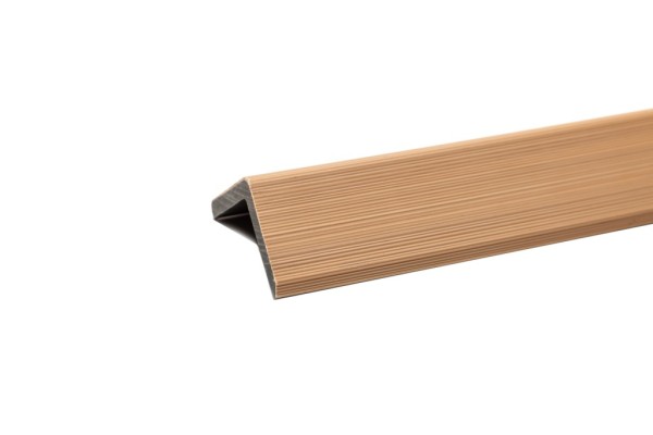 Уголок торцевой Ecodecking Скай коэкструзия 45х45х3000 Бук купить в Александрове