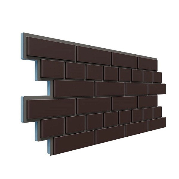 Фасадная термопанель Доломит кирпич 20мм Коричневый купить в Александрове