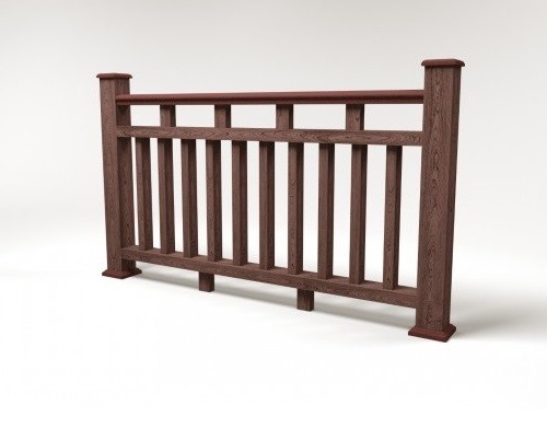 Ограждение из ДПК FG8 шоколад купить в Александрове