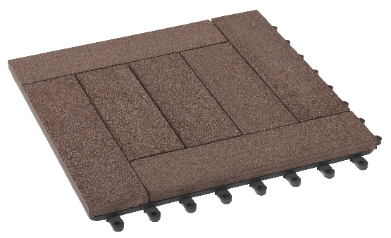 Модульный паркет ДПК GRINDERDECO Комфорт 6 Шоколад купить в Александрове