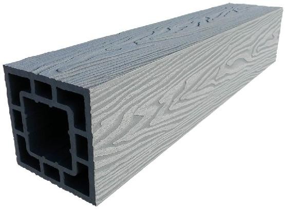 Столб опорный ДПК 3D GardenParkett фактура дерева Серый купить в Александрове