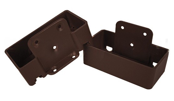 Крепление перил прямое из алюминия GardenParkett Венге купить в Александрове