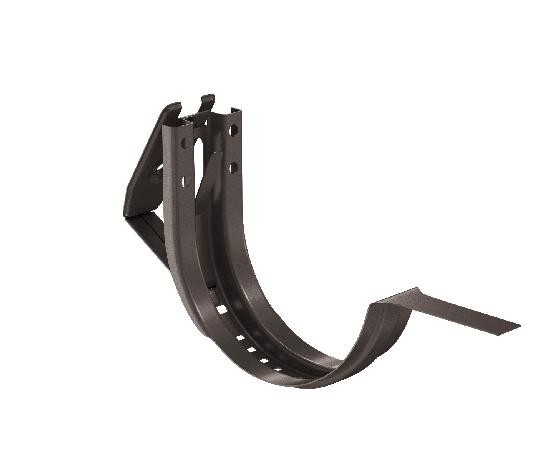 Водосток Aquasistem, система 125x90 - Крюк крепления желоба короткий регулируемый RR 32 Тёмно-Коричневый купить в Александрове