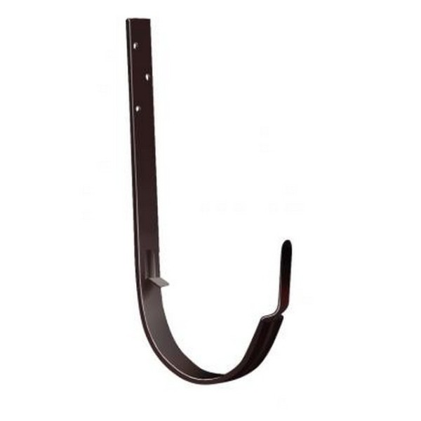 Водосток Grand Line 125x90 – Кронштейн длинный RAL 8017 купить в Александрове