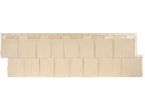 Фасадная панель T-Сайдинг-Щепа пихта ЭКО-1 Желтый купить в Александрове