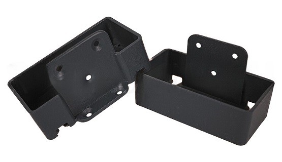 Крепление перил прямое из алюминия GardenParkett Графит купить в Александрове