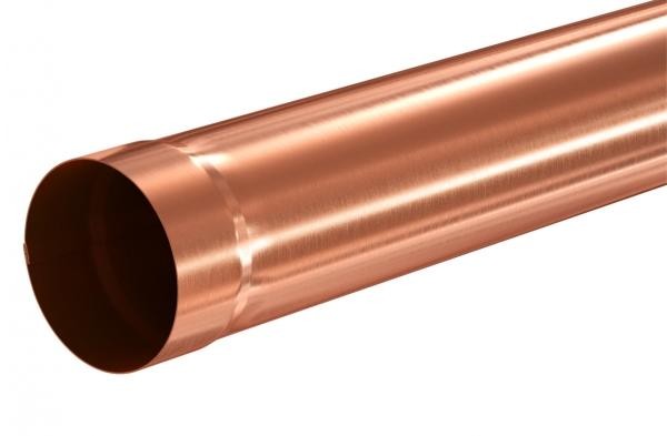 Водосток Aquasistem, система 125x90 - Соединительная труба 1 метр медная купить в Александрове