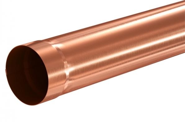 Водосток Aquasistem, система 125x90 - Водосточная труба 3 метра медная купить в Александрове