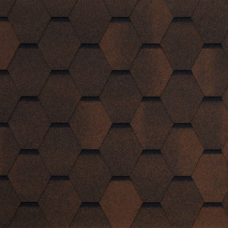 Гибкая черепица Tegola GARDA marrone 439 купить в Александрове