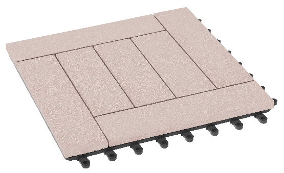 Модульный паркет ДПК GRINDERDECO Комфорт 6 Выбеленный дуб купить в Александрове