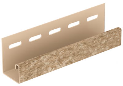 J-планка Стоун Хаус Кварцит Тёмно-Бежевый