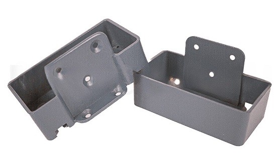 Крепление перил прямое из алюминия GardenParkett Серый купить в Александрове